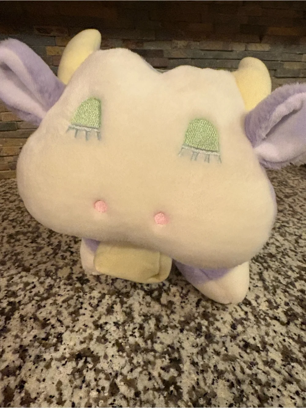 envy Lavender & Cream Plush Cow Stuffed Animal